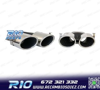 COLAS DE ESCAPE MERCEDES GLE W167 19- LOOK GLE53 CROMO