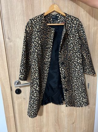 Chaqueta leopardo Blanco