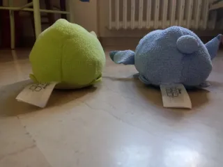 Peluche Stitch e Mike Wazowski