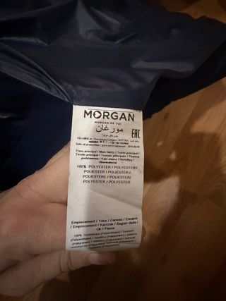 Chaquetón de plumas Morgan azul