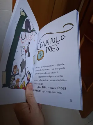 Tim persigue un gato (Los Cinco Historias Corta...