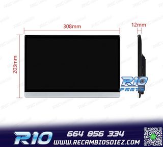 PANTALLA REPOSACABEZAS MULTIMEDIA DE 13,3 "