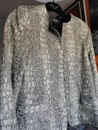 Chaqueta Doucel Mujer Gris/Plata