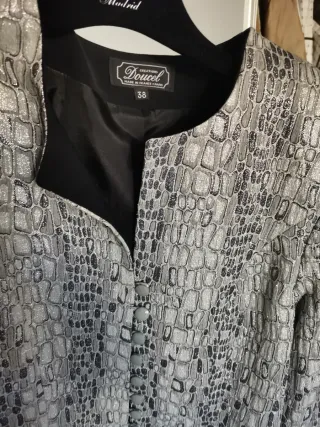 Chaqueta Doucel Mujer Gris/Plata