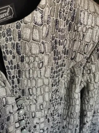 Chaqueta Doucel Mujer Gris/Plata