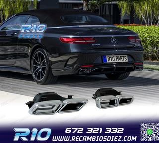 COLAS ESCAPE MERCEDES CLASE S W222 13- LOOK AMG