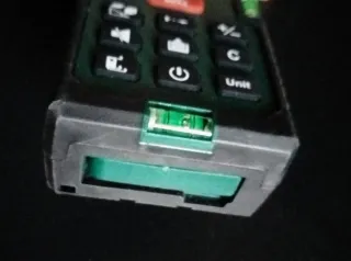 Medidor de distancias láser Parkside.