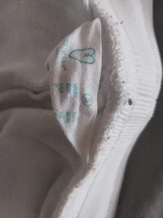 Pantalón chándal blanco