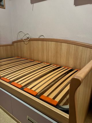 Cama nido madera y metal perfecto estado
