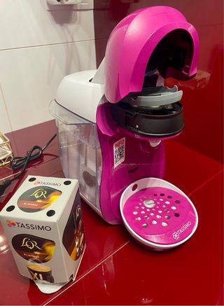 Cafetera Tassimo Bosch Happy Rosa