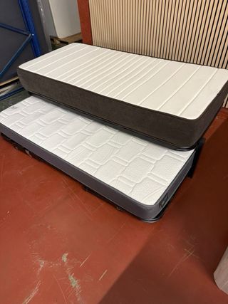 CANAPÉ Y COLCHONES VISCO 90x190