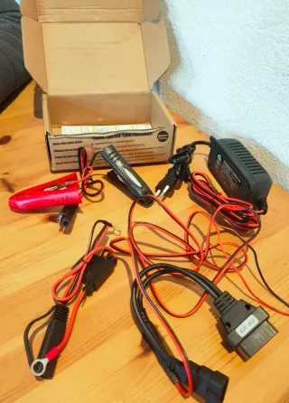 Cargador Batería Coche 12V Automático