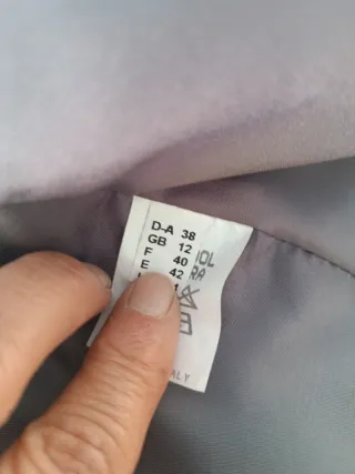 Americana Anna Cristy cremallera gris