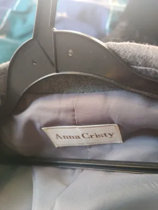 Americana Anna Cristy cremallera gris