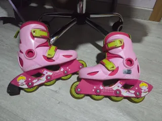 Patines Oxelo niña rosa talla 28-30