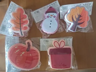 Set 5 spugne abrasive decorative