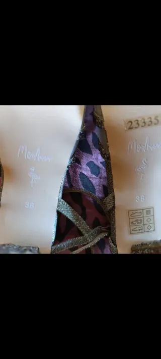 Sandalias fiesta tacón alto Menbur