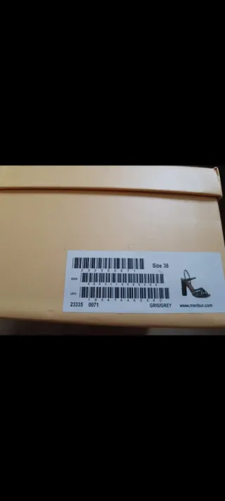 Sandalias fiesta tacón alto Menbur