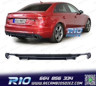 DIFUSOR AUDI A4 S LINE 16-19 LOOK RS4