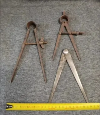 lote de 3 compases de carpintero