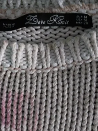 Jersey estampado floral de Zara