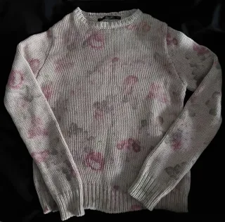 Jersey estampado floral de Zara