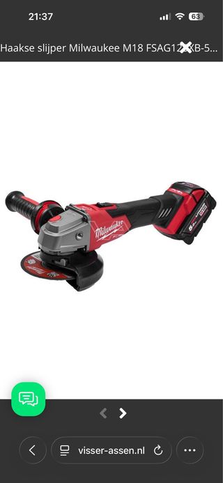 Milwaukee, amoladora, radial.