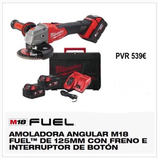 Milwaukee, amoladora, radial.