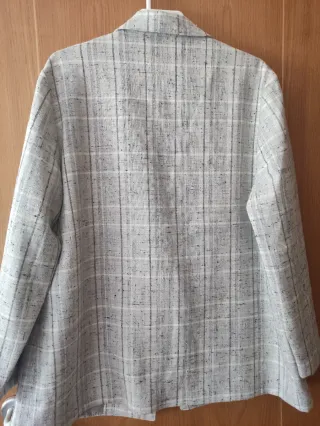 Americana de mujer a cuadros