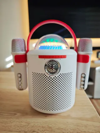 Karaoke Inalámbrico con 2 Micrófonos