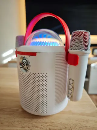 Karaoke Inalámbrico con 2 Micrófonos