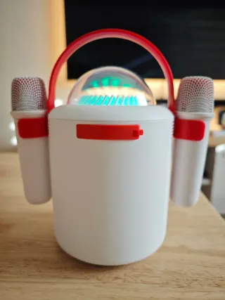 Karaoke Inalámbrico con 2 Micrófonos