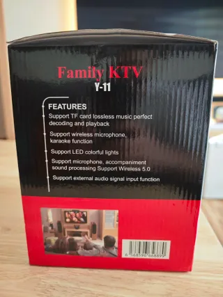 Karaoke Inalámbrico con 2 Micrófonos