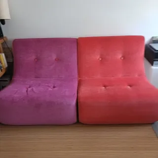 2 sillones/sofá cómodos y ligeros