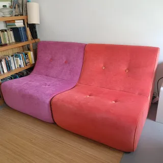 2 sillones/sofá cómodos y ligeros