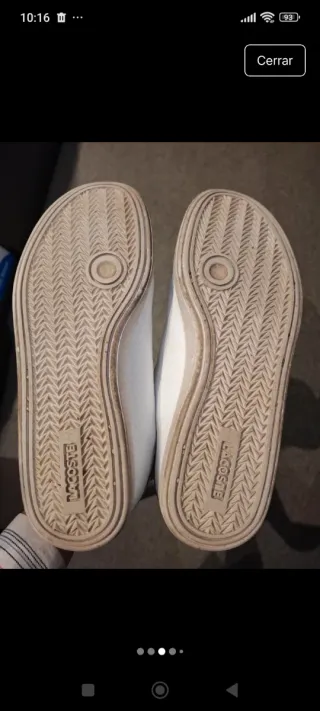 Zapatillas Lacoste Blancas y Adidas, originales