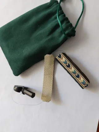 Cejilla artesanal de Ébano con Taracea