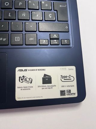 Portátil Asus Azul Marino