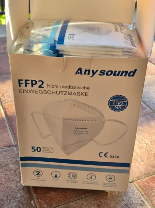 Mascherine FFP2 Anysound - 50 pezzi