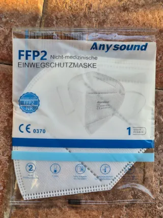 Mascherine FFP2 Anysound - 50 pezzi