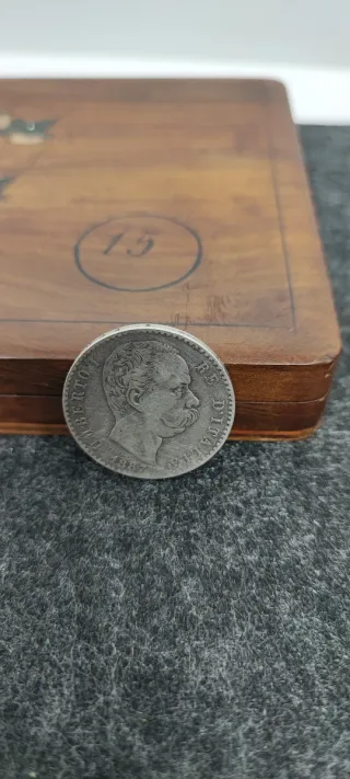 2 Lire Argento Vittorio Emanuele 1887