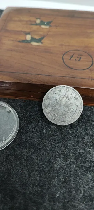 2 Lire Argento Vittorio Emanuele 1887