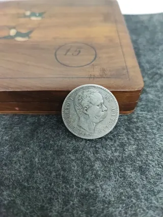 2 Lire Argento Vittorio Emanuele 1887