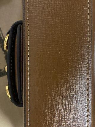 Borsa Gucci Horsebit 1955 Beige/Marrone
