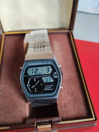 Citizen Quartz Dual Time Anni 80