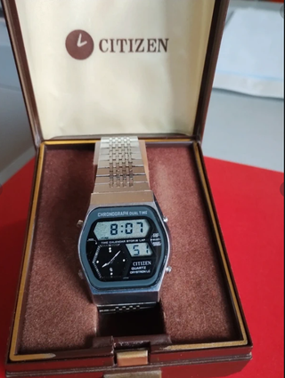 Citizen Quartz Dual Time Anni 80