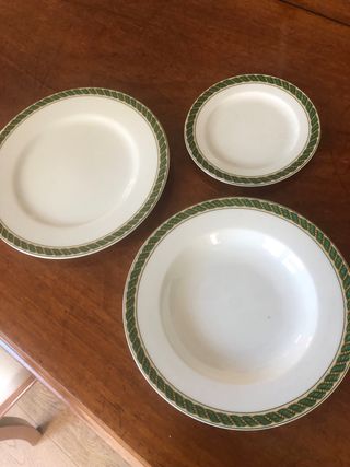 Vajilla Vista Alegre Portugal