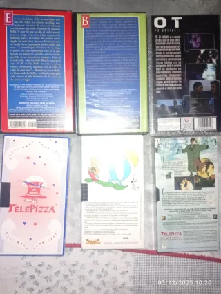 Lote Películas VHS Infantiles Variadas, 2  nuevas