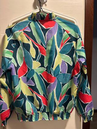 Bomber Tifossi Estampada Satinada Talla M