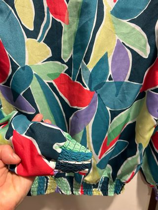 Bomber Tifossi Estampada Satinada Talla M